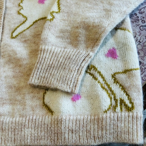 NWT Cynthia Rowley Intarsia Button Cardigan - Picture 10 of 12